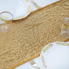 12"x108" Gold SEQUIN TABLE