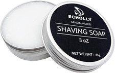Shaving Soap for Men by Echolly-Luxury Sandalwood Mens Shave Soap-Men'S Shaving 