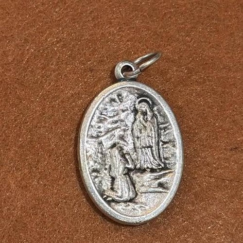 Vintage bernadette medal - vintage,