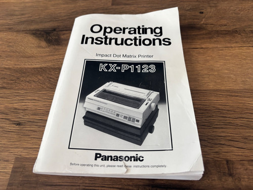 Panasonic impact dot - panasonic, matrix