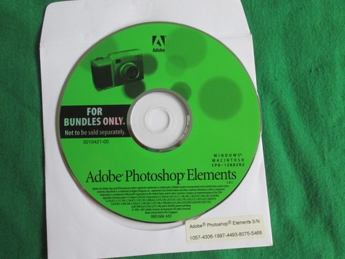 Adobe photoshop elements 1 - elements, 1.0.1