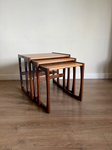 Plan quadrille teak nest of - g-plan,