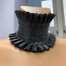 Latex Black Neck Choker black