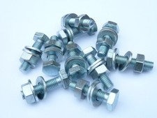 10 BSF Bolts 1/4" x 1" with