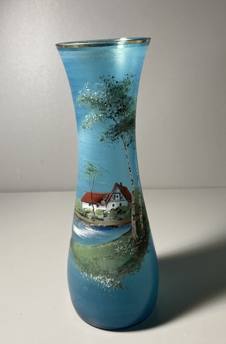 Vintage hand painted blue - vintage,