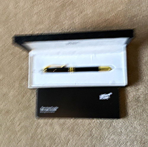 Montblanc black resin - fine, nib