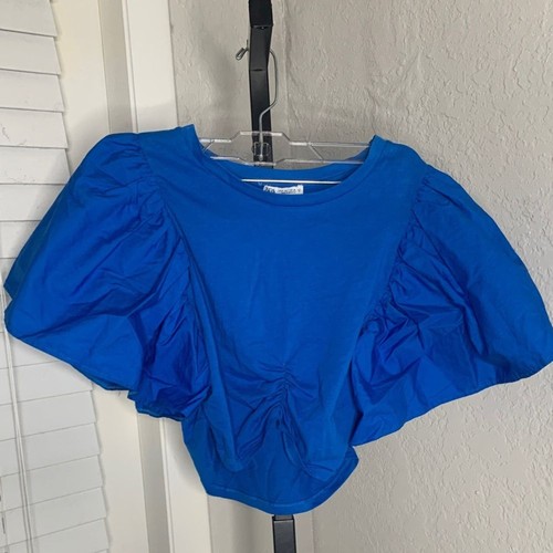 Zara royal blue - puff, sleeve