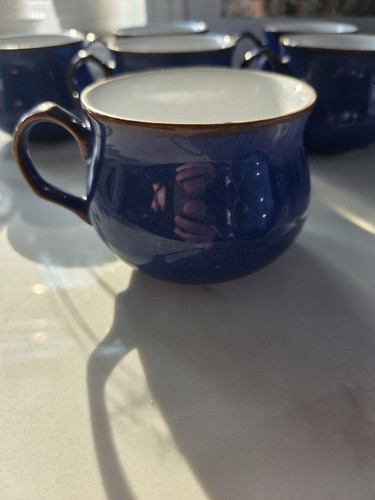 Denby imperial blue and - , white