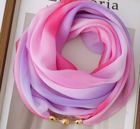 Gradient chiffon scarf for - chiffon,