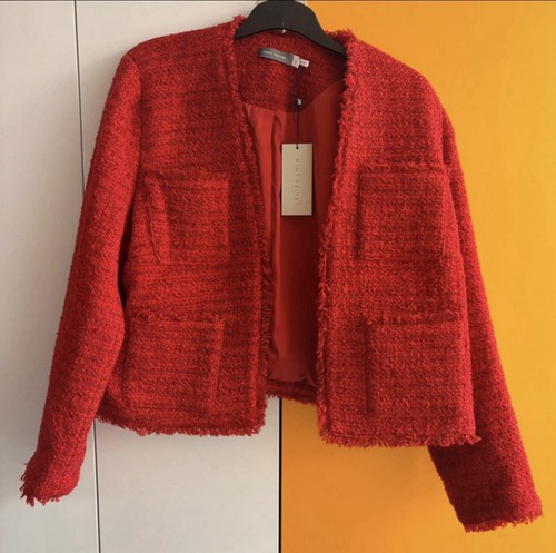 Mint velvet red tweed style - mint,