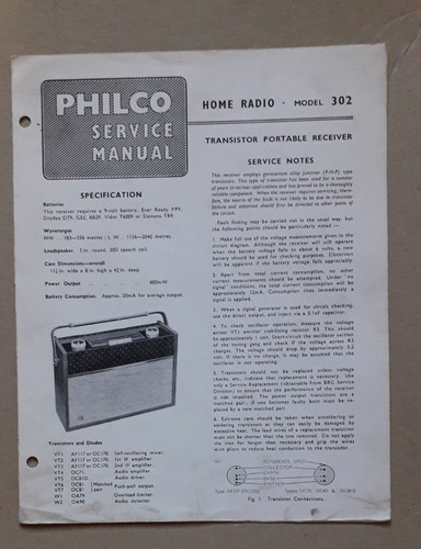 Philco model 302 - philco,
