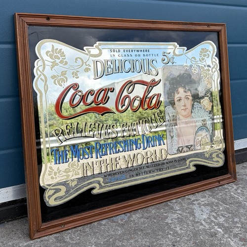 Large vintage 70s coca cola - vintage,