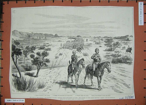 Original old antique print - original,