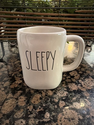 Rae dunn white - dunn, "sleepy"