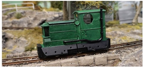 Narrow gauge locomotive - o,