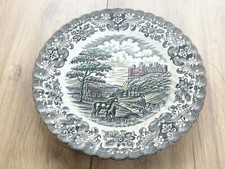 VINTAGE OLDE COUNTRY CASTLES BRITISH ANCHOR IRONSTONE SCENE PLATE
