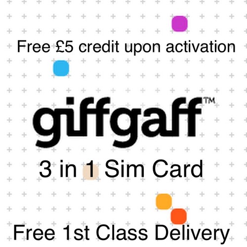 Giffgaff 5 free credit - £5,