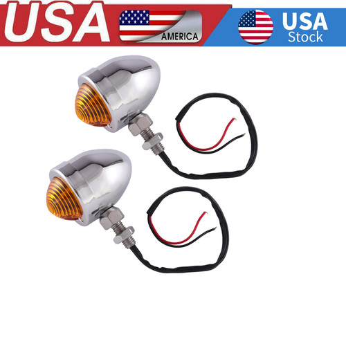 Yellow mini turn signal - turn,