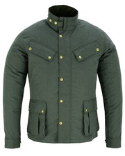Green Wax Cotton Motorcycle