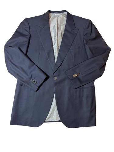 Brioni italy navy wool - brioni,
