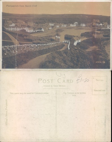 Portpatrick from north cliff - portpatrick,