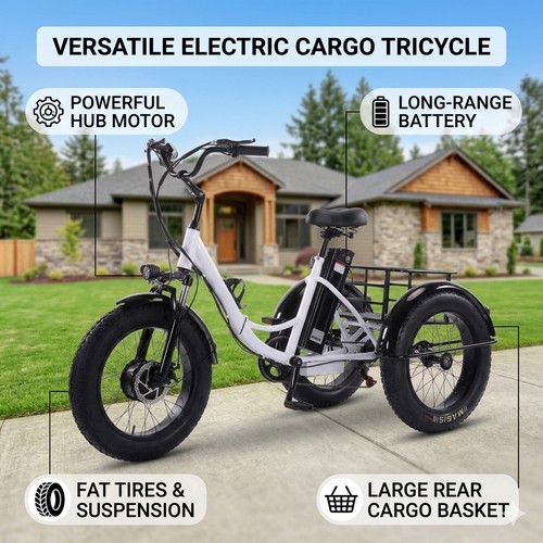 20in electric tricycle trike - 20in, e-trike