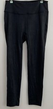 Magic black leather look leggings Size XL Polyamide Mix womens