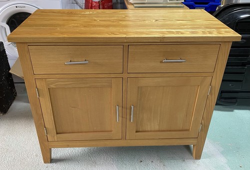 Solid ash sideboard w97 h78 - solid,