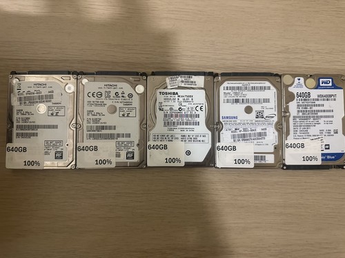 Joblot 640gb mixed brands - x,