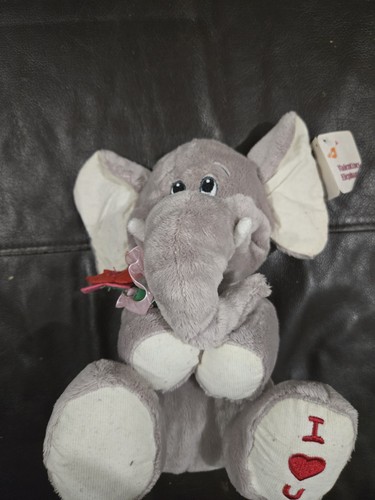 Valentines elephant stuffed - valentines,