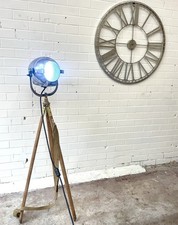 An Exceptional Theatre Light, On WWII Signalling Tripod.