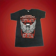 STEEL PANTHER Death To All But Medal T Shirt Black Men's S Small Unisex