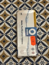 Oasis Water Purification Tablets-50 pack-Unused-Expiry 11/2029