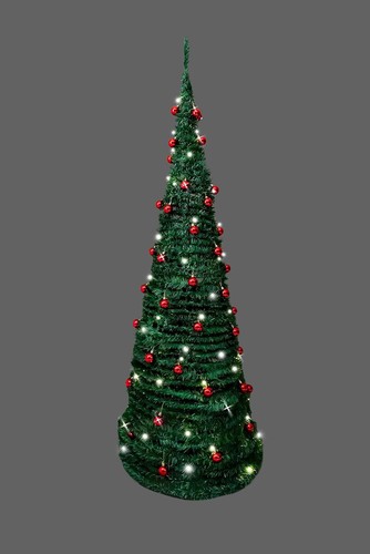 Christmas tree shatchi prelit - christmas,