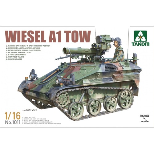 Takom wiesel tow model - 1:16,