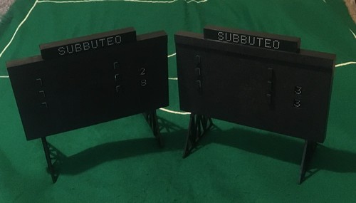 Subbuteo scoreboards 2 - scoreboards,