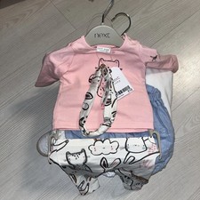 Joblot 0-3 Months 7 New Baby Dress, Shoes and Blanket Multi Colour Mixed Brands