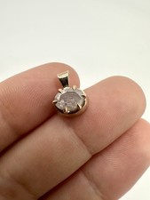 Custom Pink Diamond Pendant In