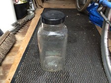 Vintage glass sweet jar.