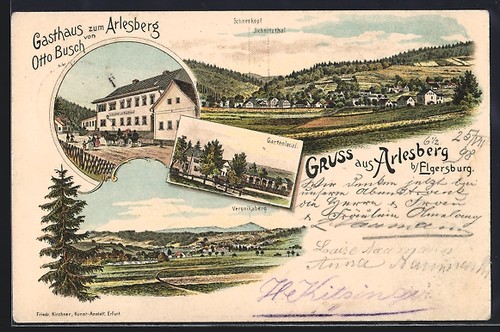 Lithograph arlesberg - arlesberg, /