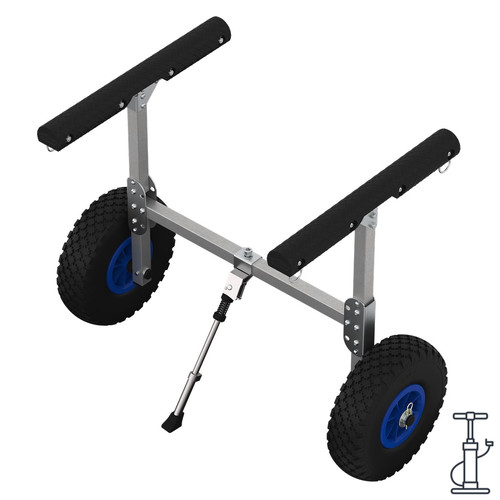 Canoe cart with - canoe, air
