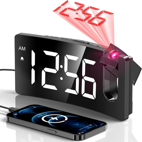 Projection alarm clock digital - alarm,