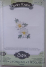 Sizzix Susan's Garden Mini Daisy Flower Craft Die Set of  2 dies (19 pieces)