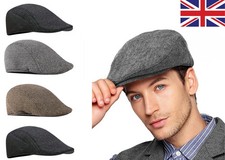 TWEED CHECK FLAT CAP VINTAGE