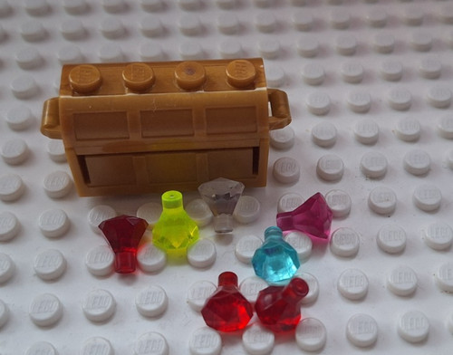 Lego pirate treasure chest - lego,