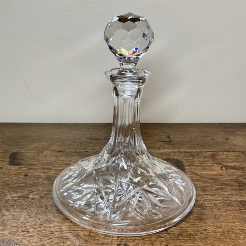 Vintage crystal ships - ships, decanter