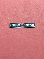 NEW CGW CAB SIDE NUMBER PLATES