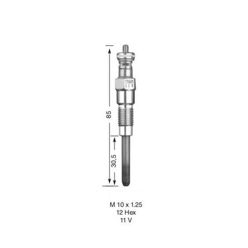Glow plug for kubota - ,
