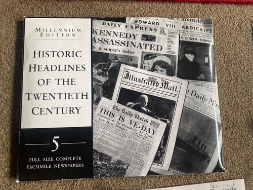 Historic headlines twentieth - historic,
