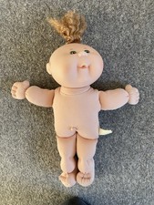Vintage 1988 Cabbage Patch Doll Green Eyes Dimples Ginger Curls